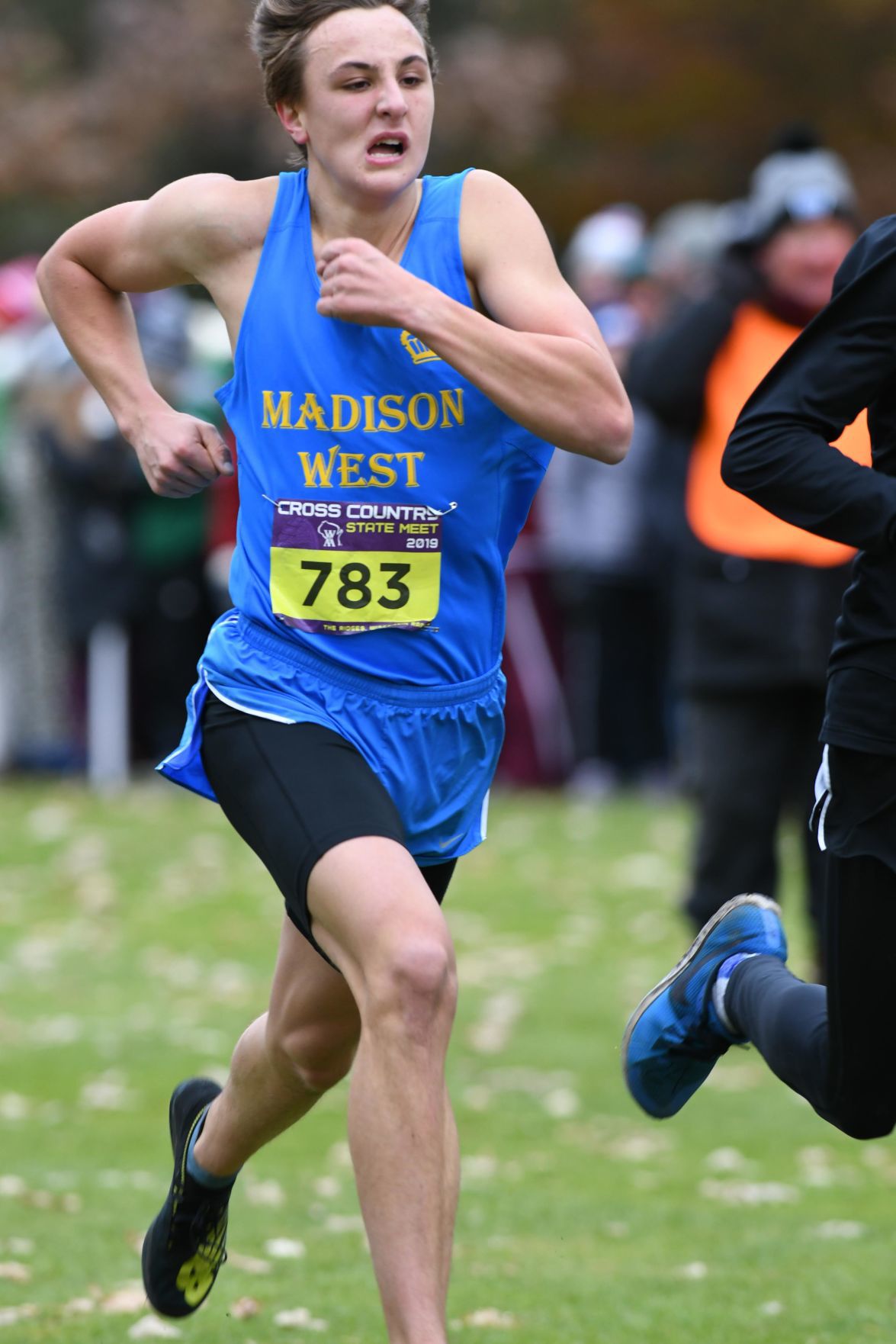 WIAA state cross country photo: Michael Kuhn, Madison West